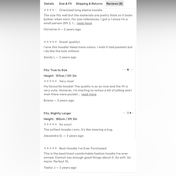 Aritzia The Group by Babaton West Coast Hoodie, oversized slightly cropped - Picture 8 of 12